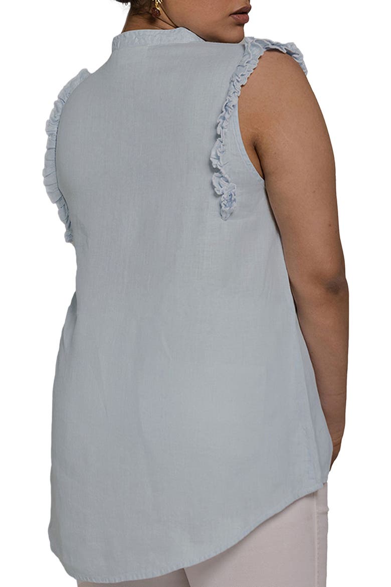 Wind In My Hair V-Neck Shirt, Alternate, color, Light Blue