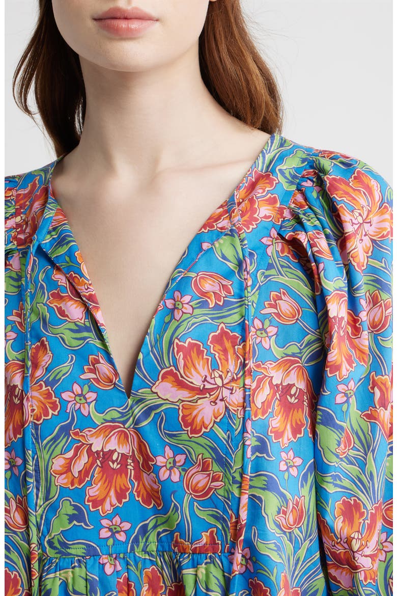 Junie Floral Print Shirt, Alternate, color, ARCHIVE TULIP LIBERTY PRINT