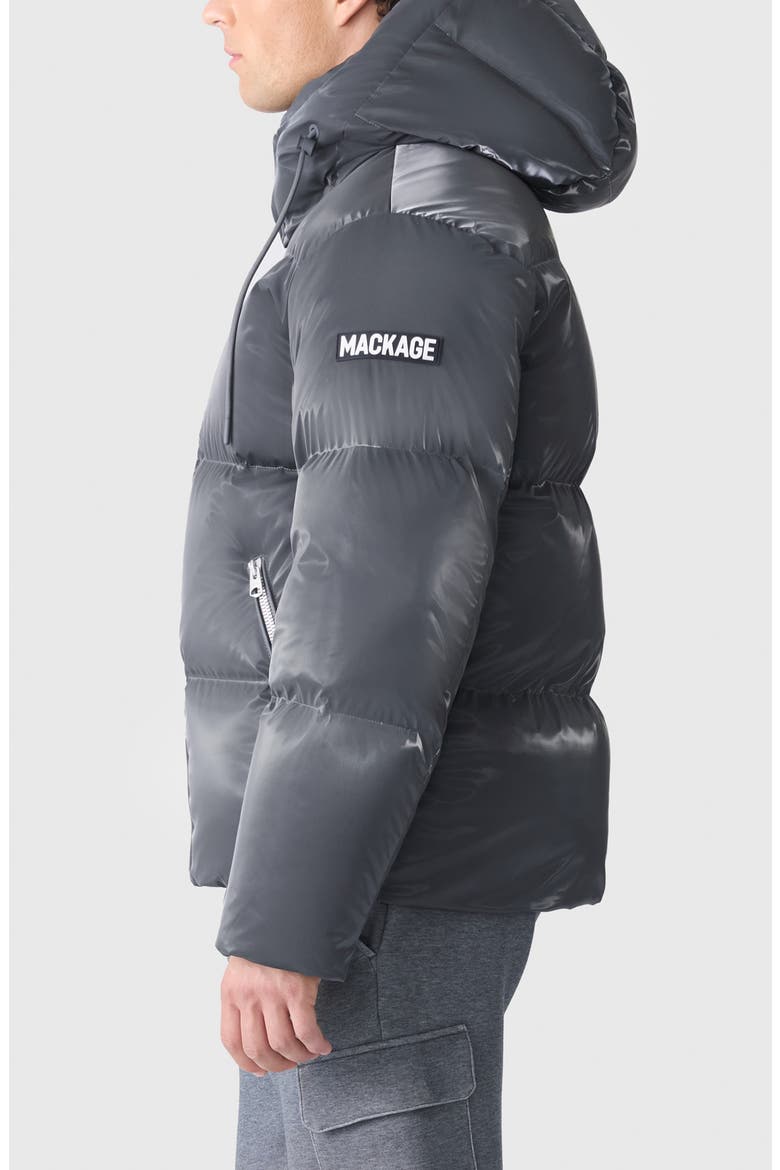 Kent-Glo Down Puffer Jacket, Alternate, color, CARBON