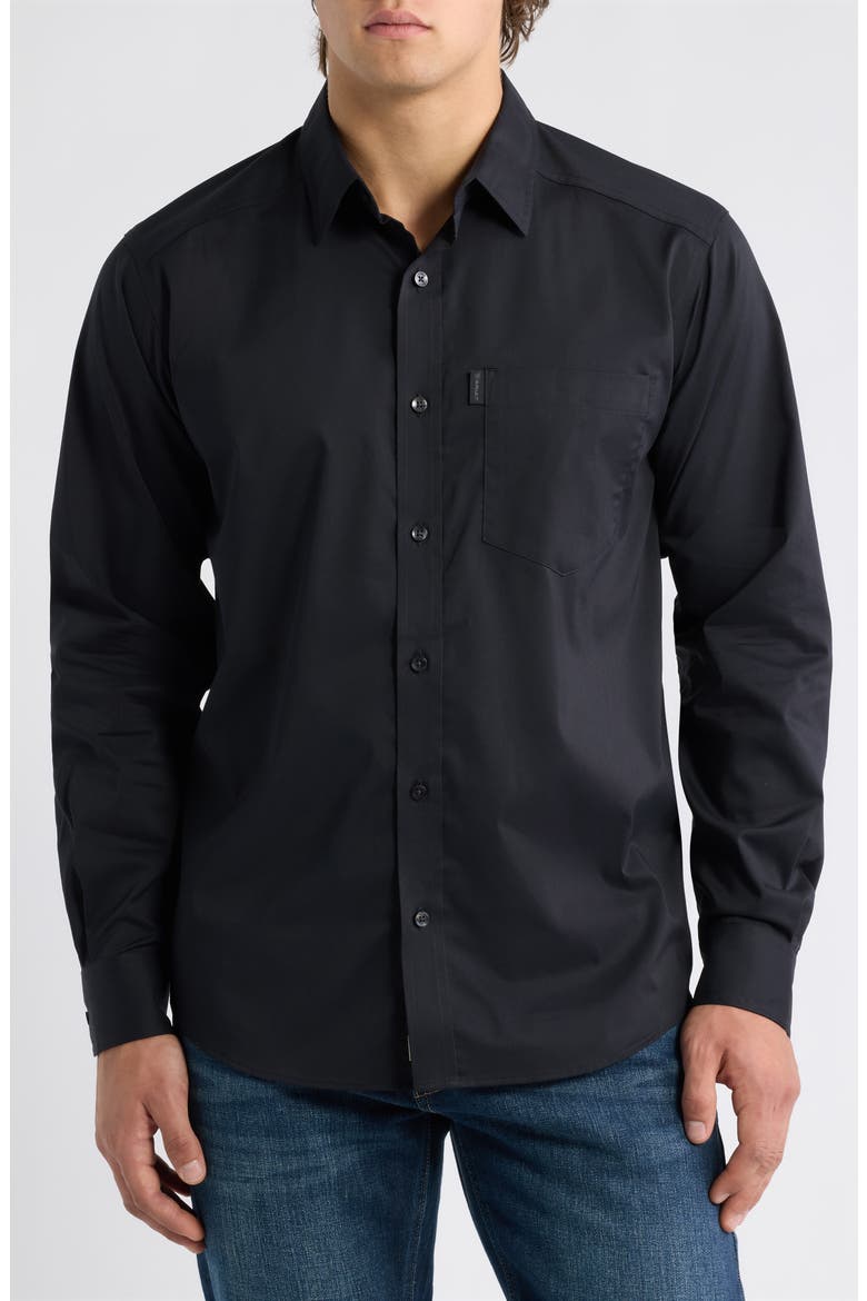 Everything Classic Fit Performance Shirt, Alternate, color, BLACK