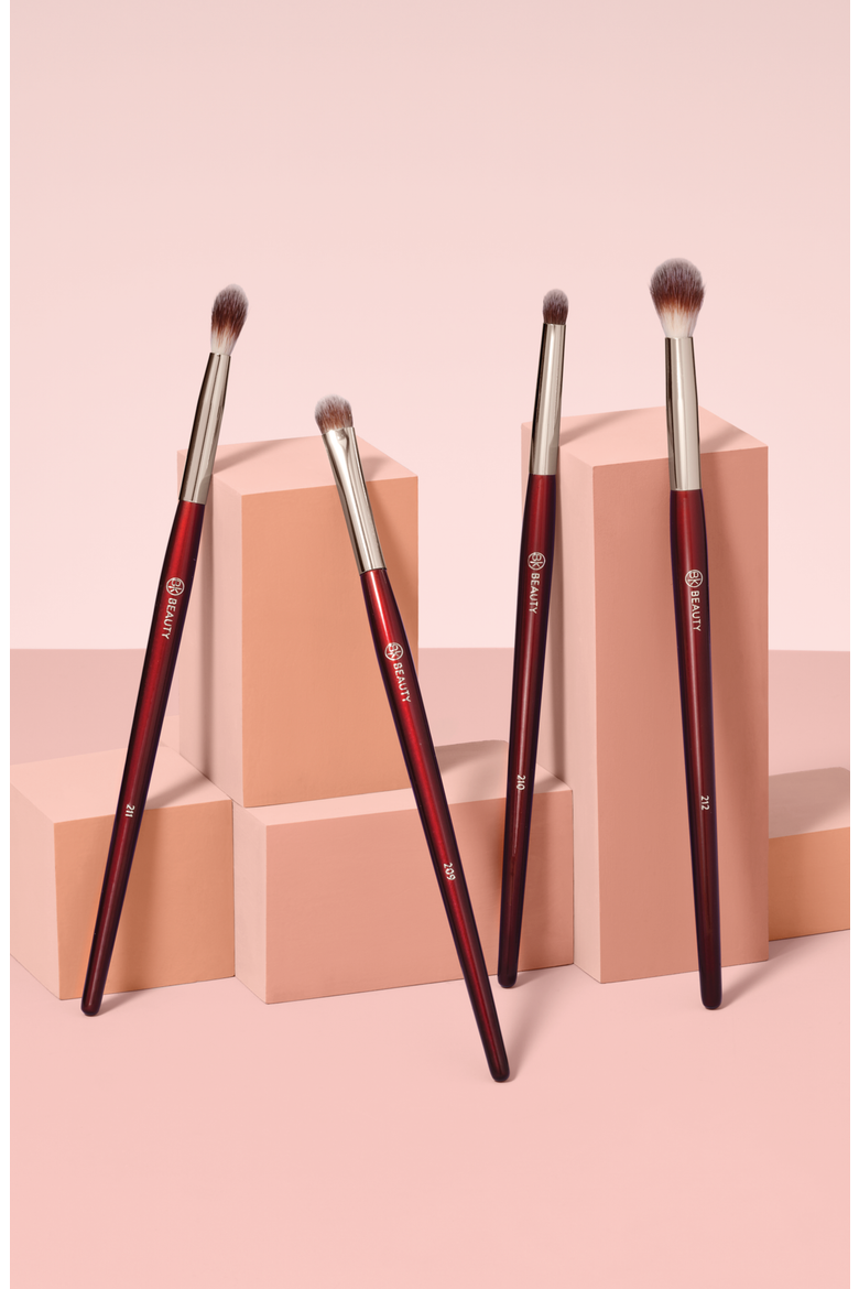 Core Line Extension Eye Brush Set, Alternate, color, Burgundy