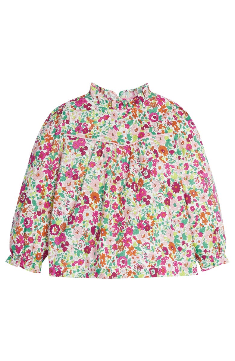 BISBY Kids' Ruffled McCall Top, Alternate, color, Magenta Floral