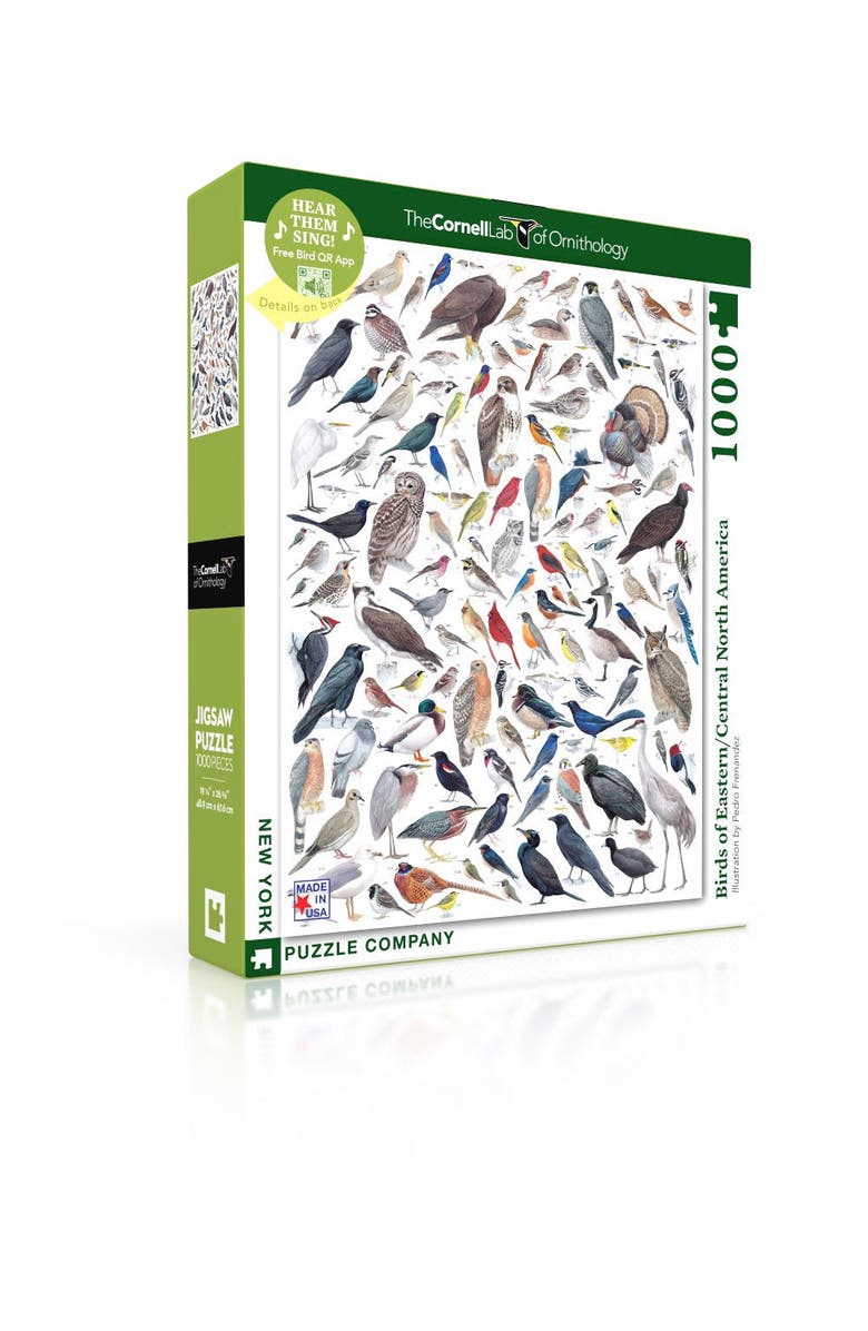 NEW YORK PUZZLE COMPANY Birds of Eastern/Central North America 1000 Piece Puzzle, Alternate, color, NO COLOR
