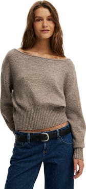 Cotton On Women's Softest Luxe Off Shoulder Knit