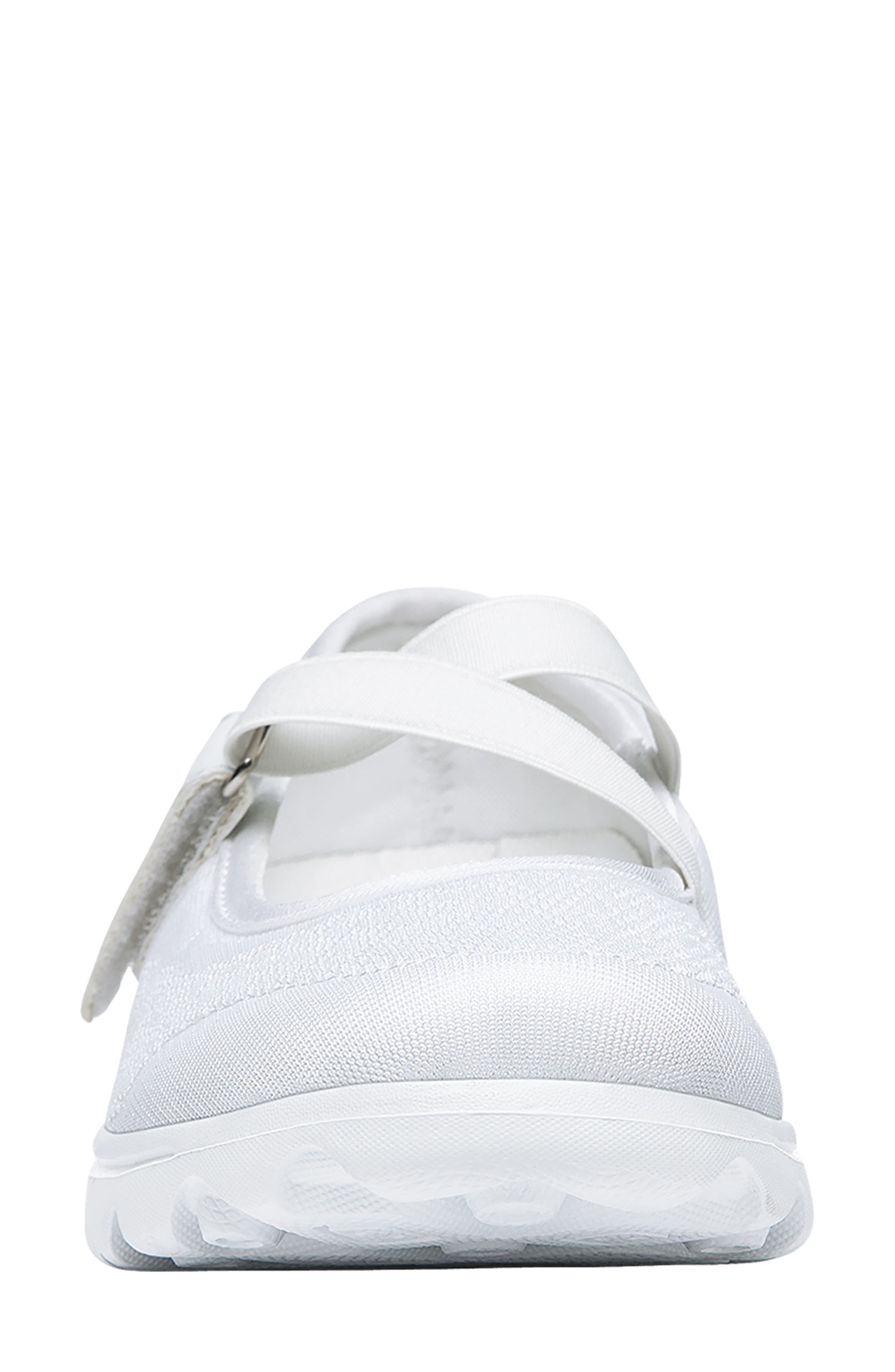TravelActiv Mary Jane Sneaker, Alternate, color, WHITE FABRIC