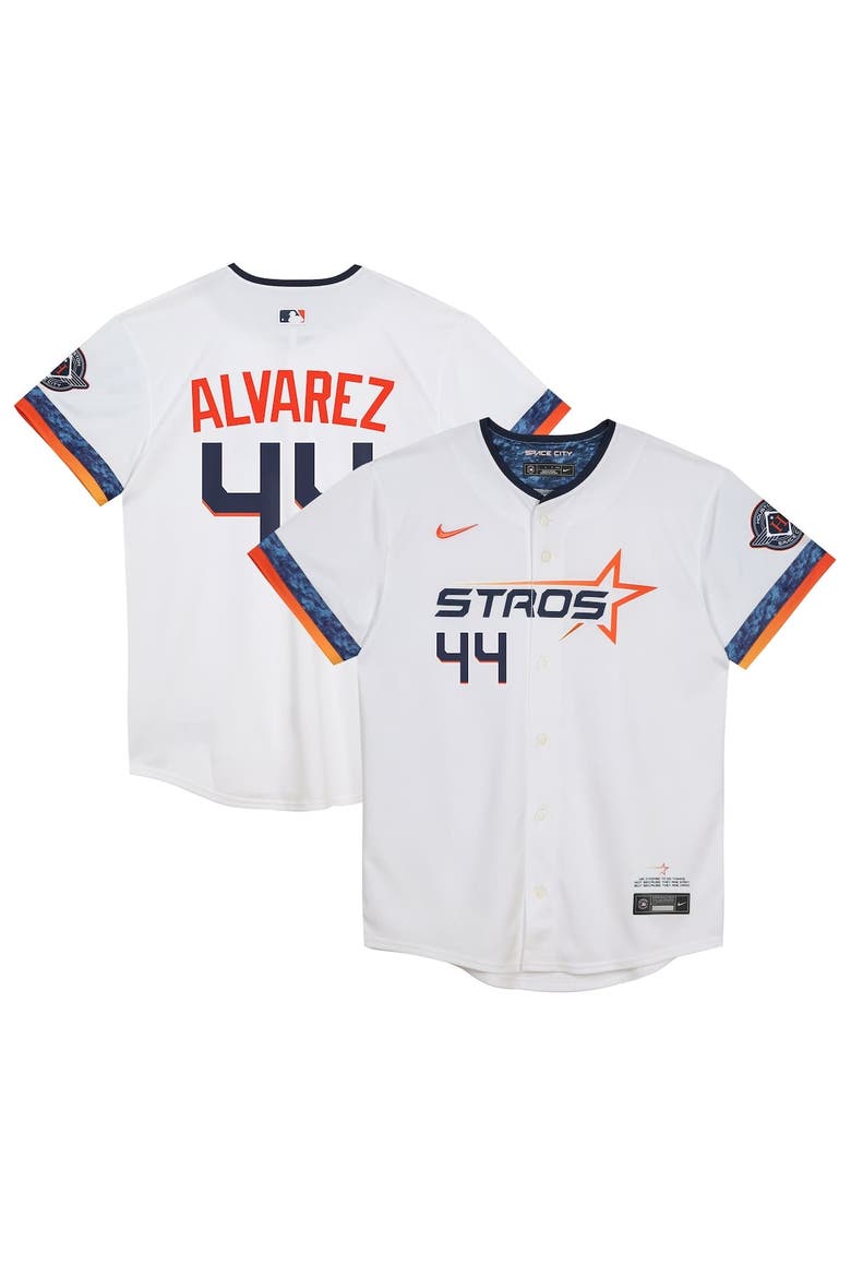 Preschool Nike Yordan Alvarez White Houston Astros 2025 City Connect Limited Player Jersey, Alternate, color, White