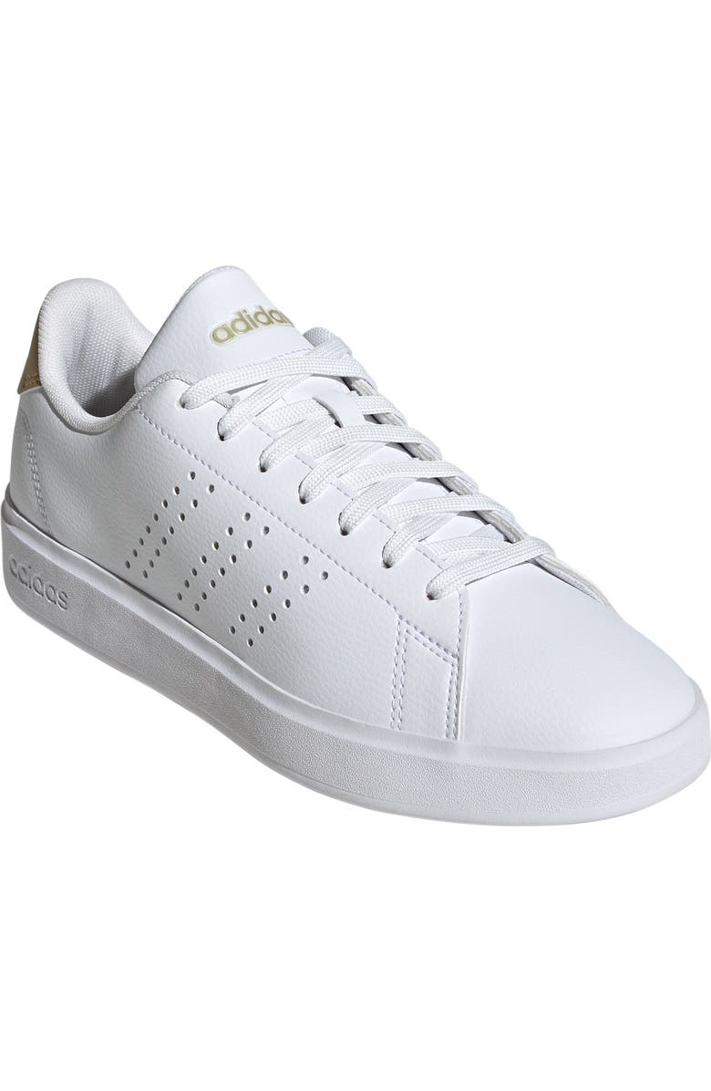 adidas Advantage 2.0 Sneaker, Main, color, White/ White/ Matte Gold
