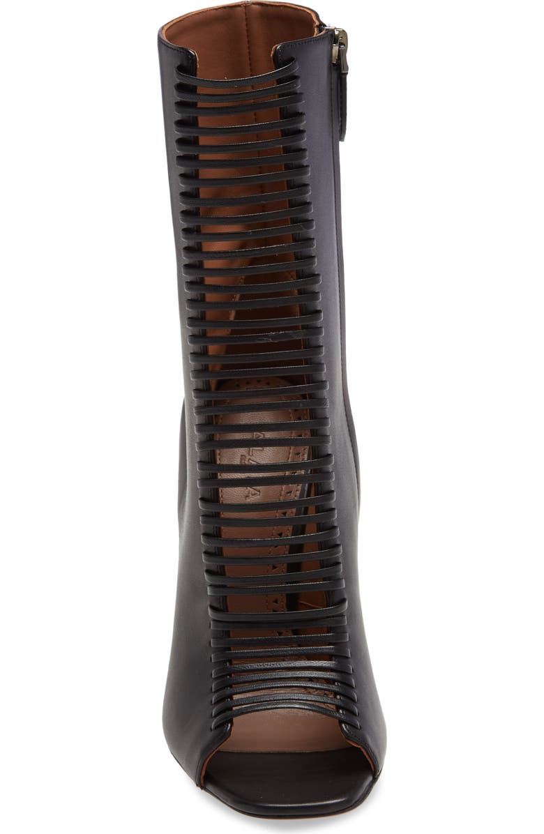 Alaïa Cutout Pump Boot, Alternate, color,