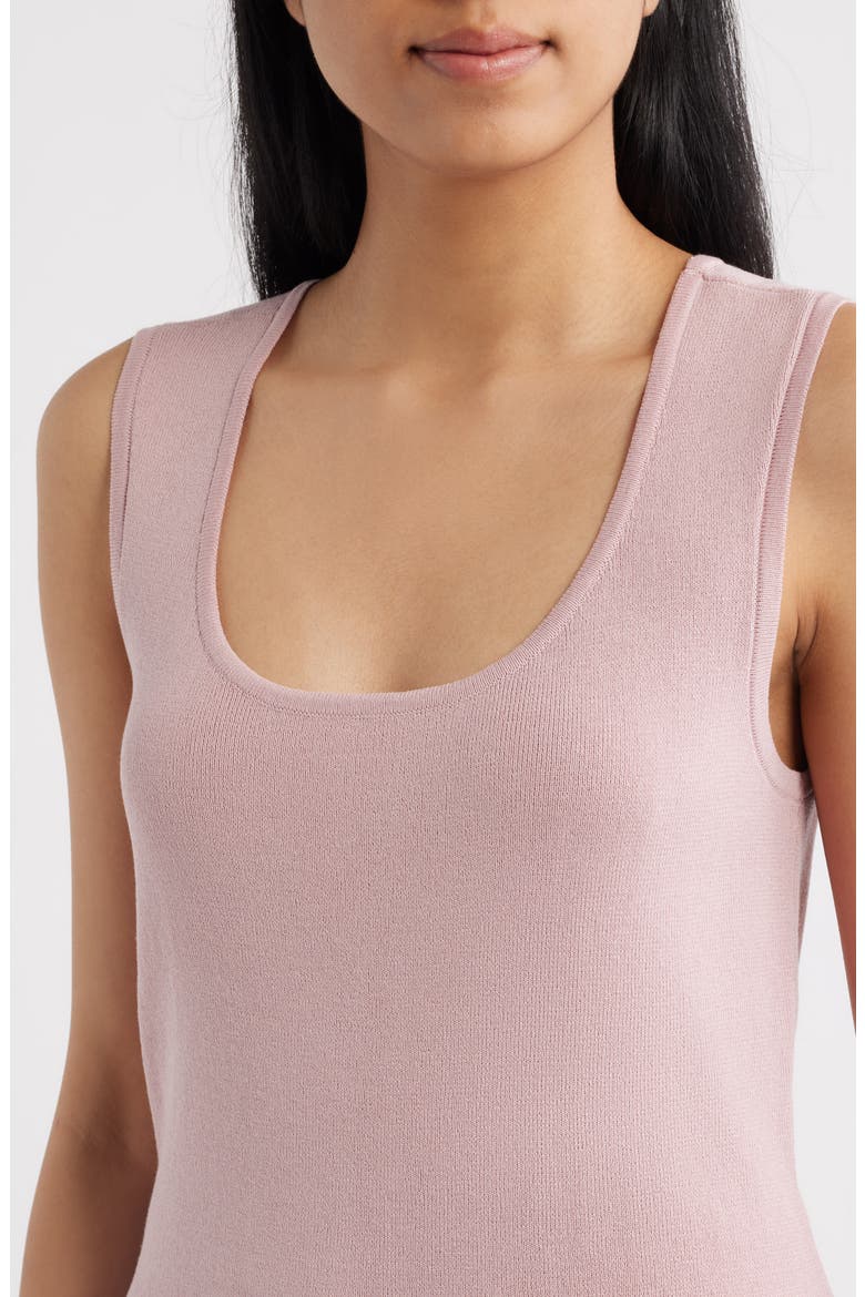 U-Neck Sweater Tank, Alternate, color, LIGHT ORCHID