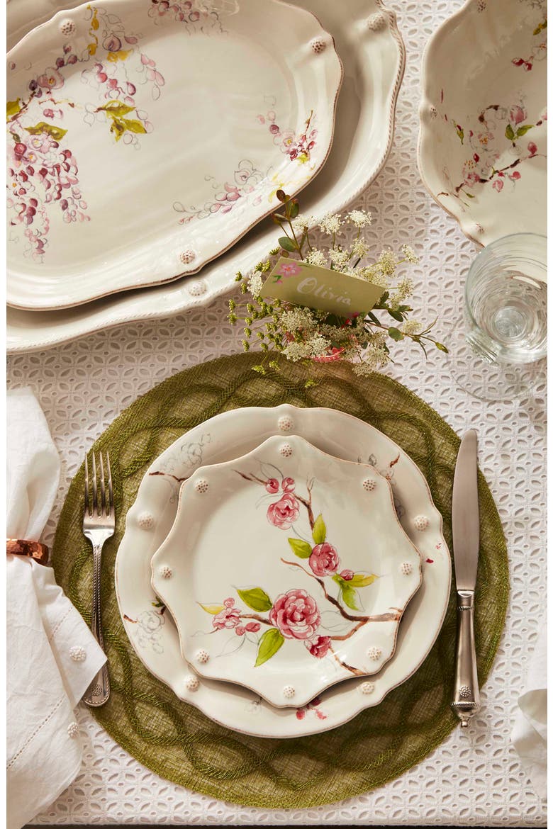 Tuileries Garden Set of 4 Placemats, Alternate, color, PISTACHIO