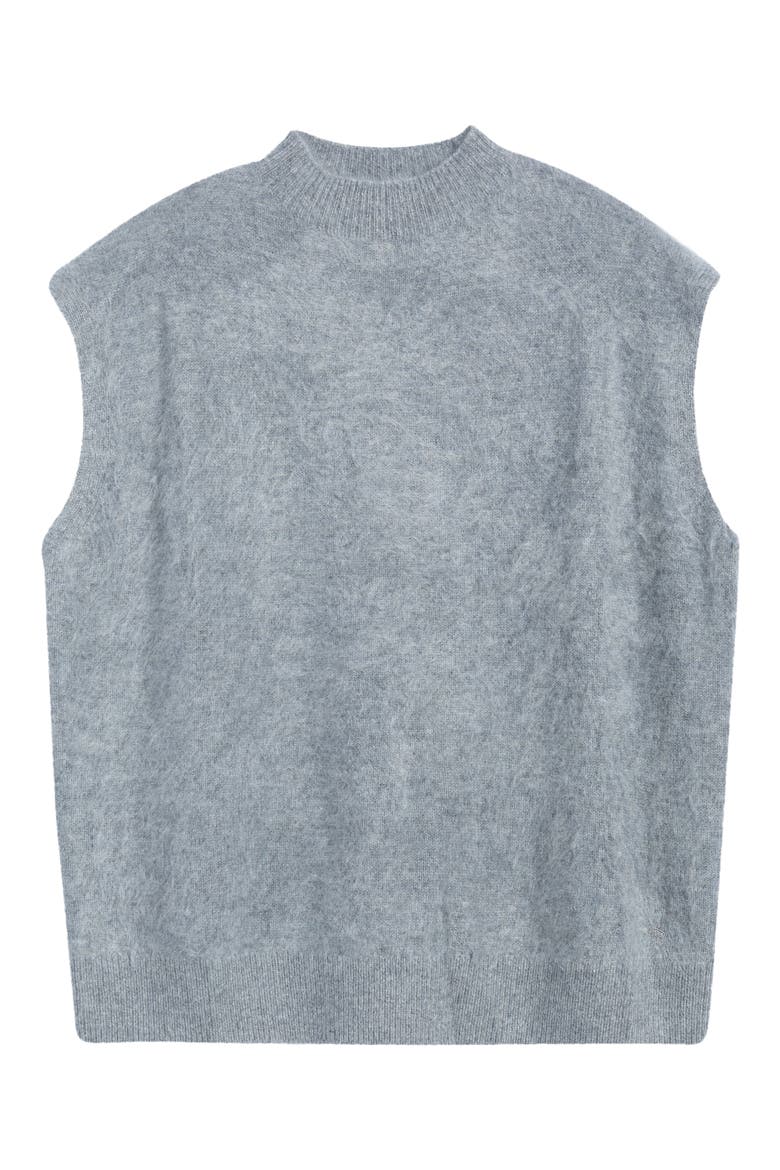 Jada Brushed Cashmere Sweater, Alternate, color, HEATHER GREY