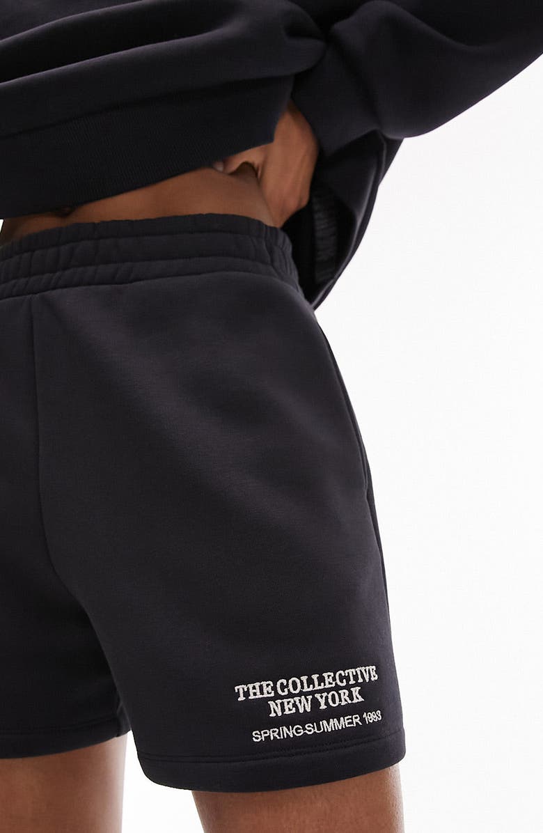 Topshop New York Jogger Shorts, Alternate, color, 