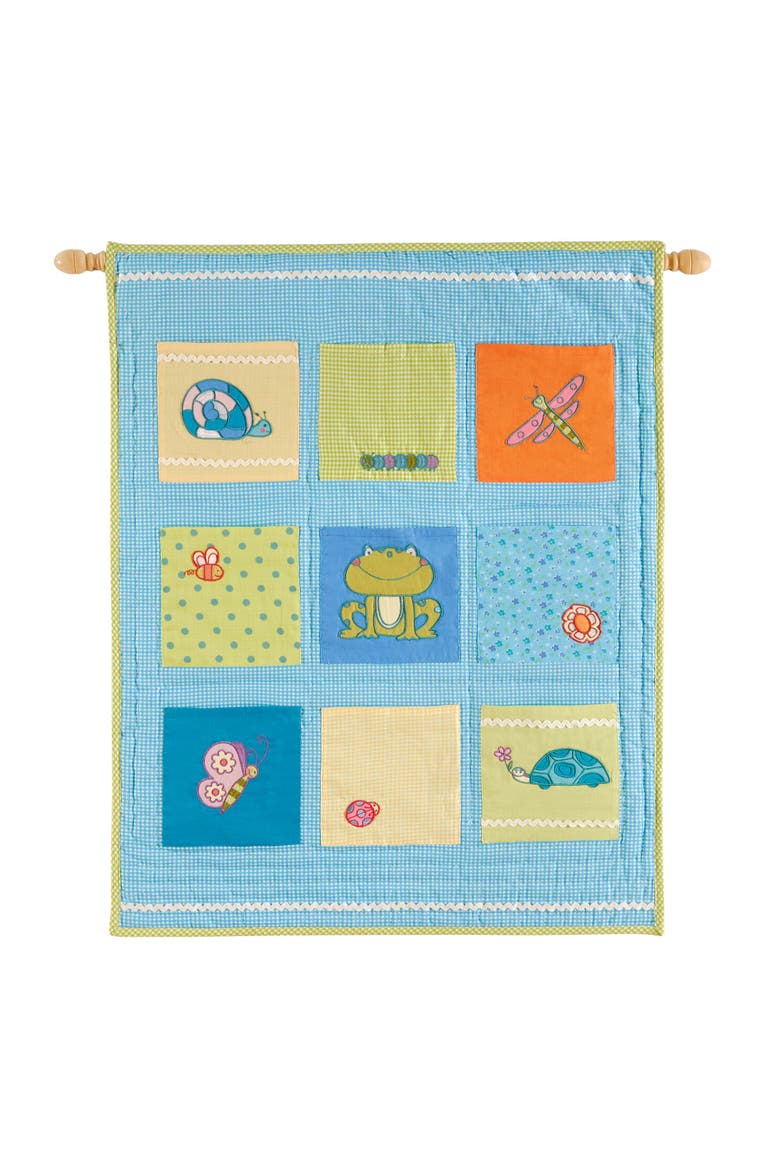 By The Pond Wall Hanging 24 x 30 Inches., Main, color, Blue