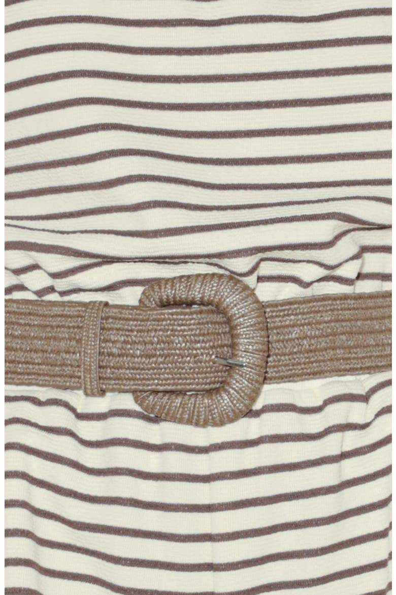 Stripe Strapless Romper, Alternate, color, TAUPE MULTI