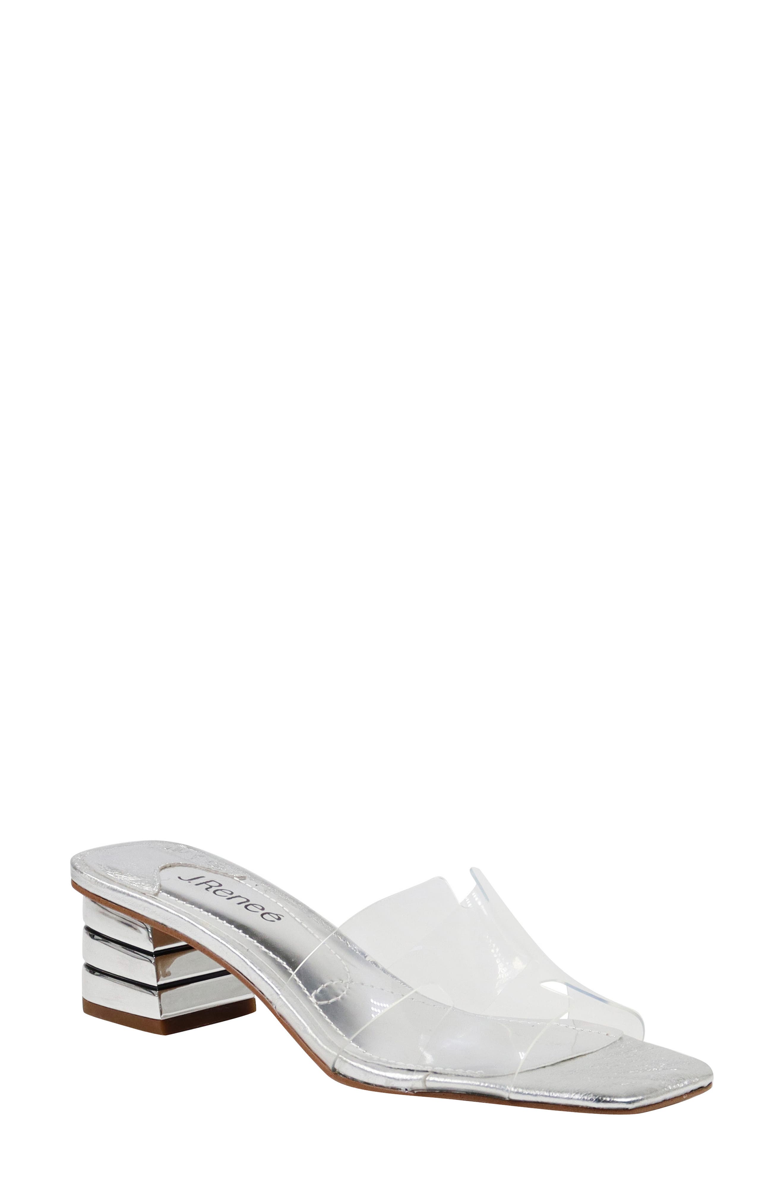 J. Reneé Rafaela Sandal, Main, color, Clear/ Silver