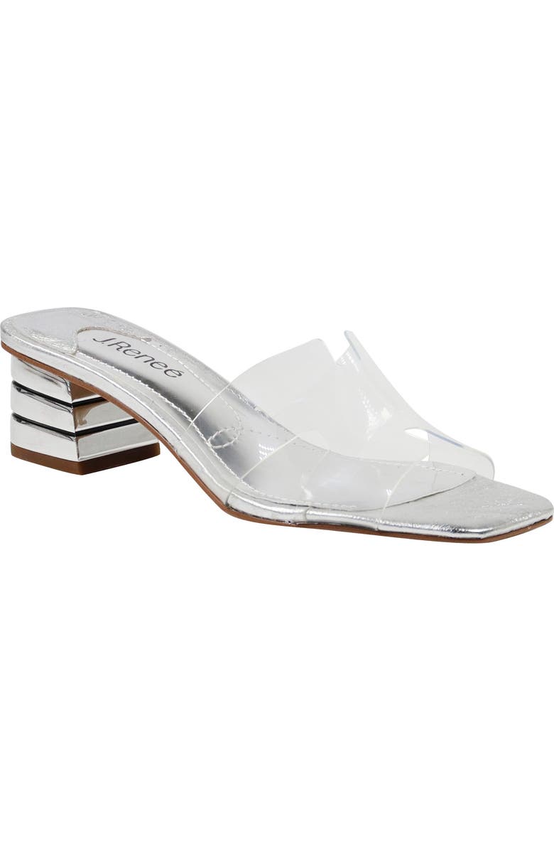 J. Reneé Rafaela Sandal, Main, color, Clear/ Silver
