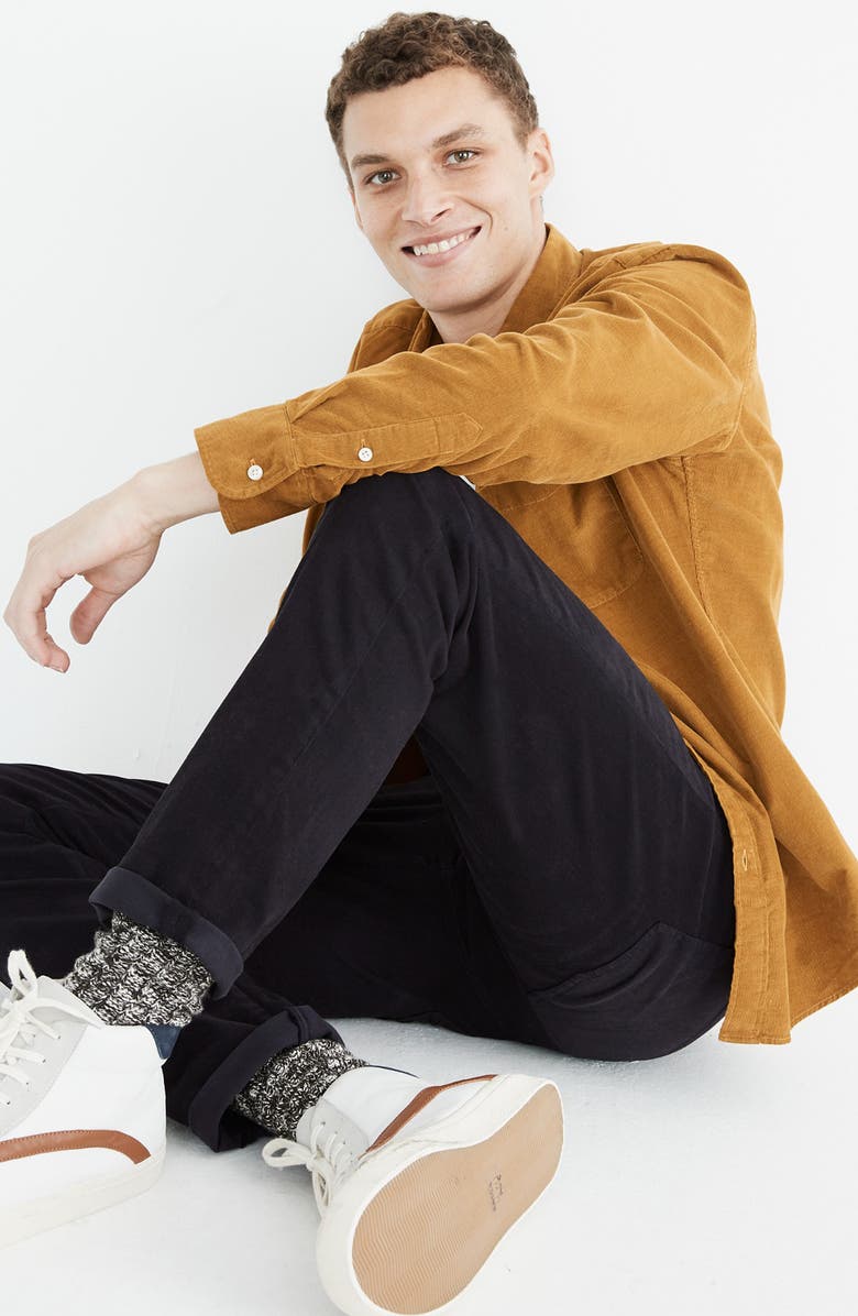 Madewell Sateen Slim Jeans, Alternate, color, 