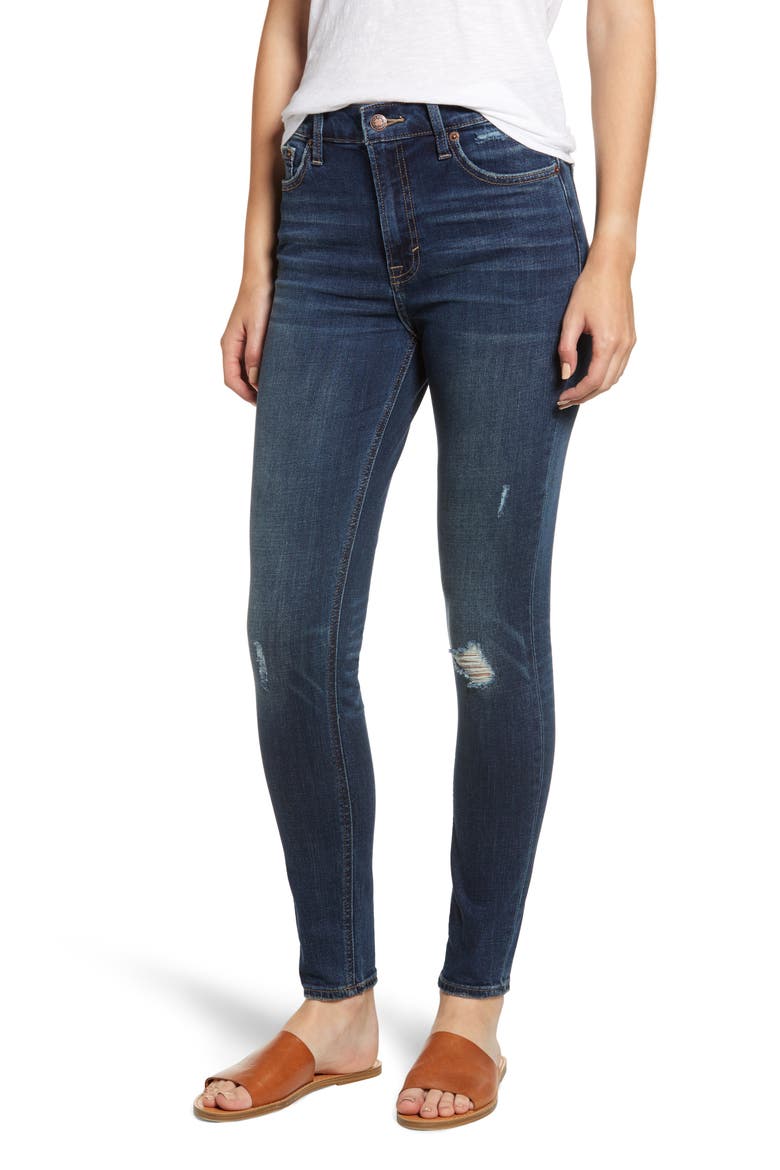 Bridgette High Waist Skinny Jeans, Main, color, LONESTAR DESTRUCT