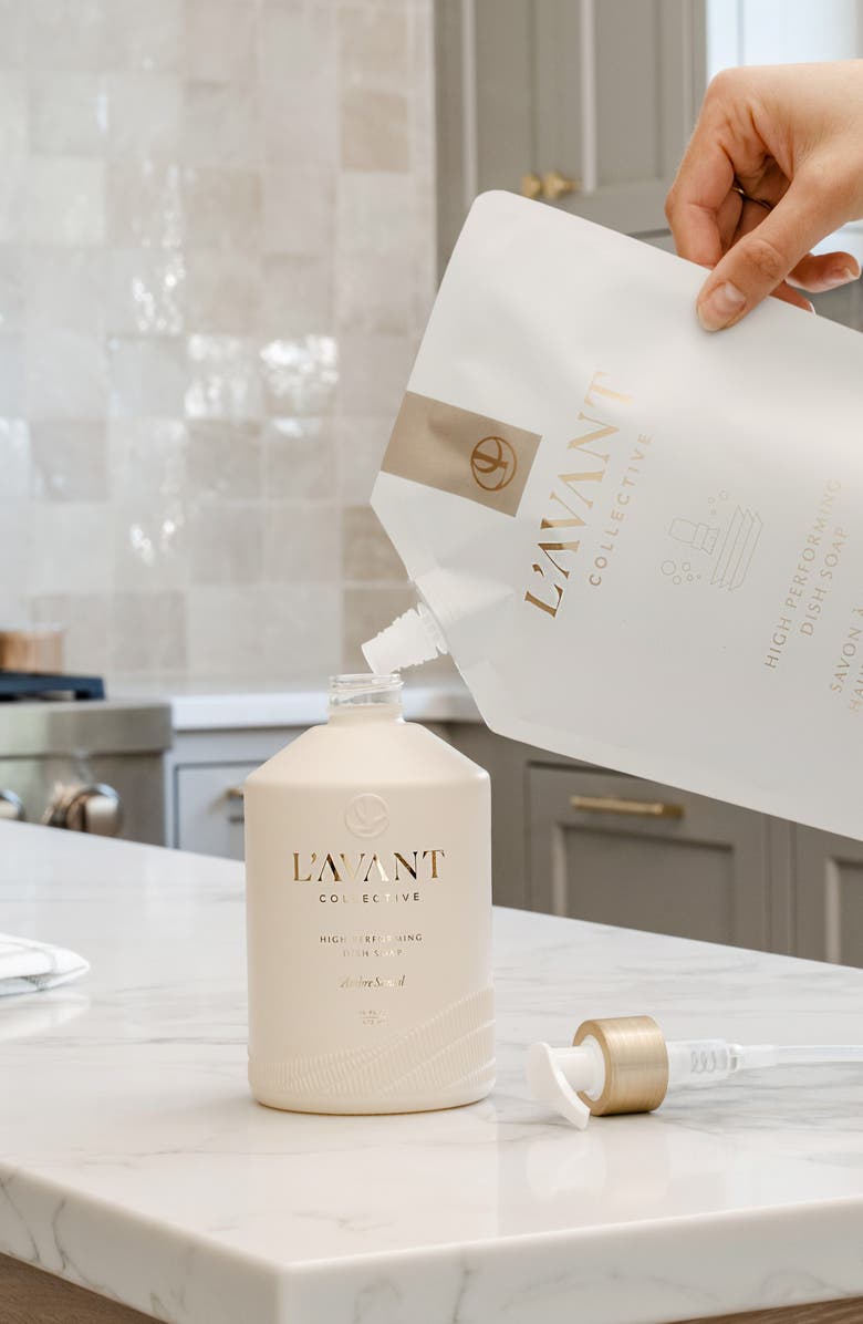 L
AVANT Collective Ambre Santal High Performing Dish Soap Refill, Alternate, color, Cream