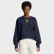 Nike Women's Nike Navy West Virginia Mountaineers Oversized Phoenix Pullover Sweatshirt