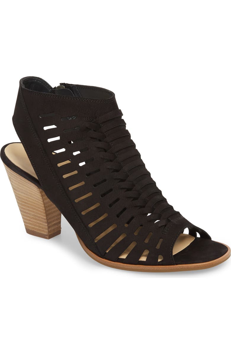 Paul Green Rosa Woven Peep Toe Sandal, Main, color,