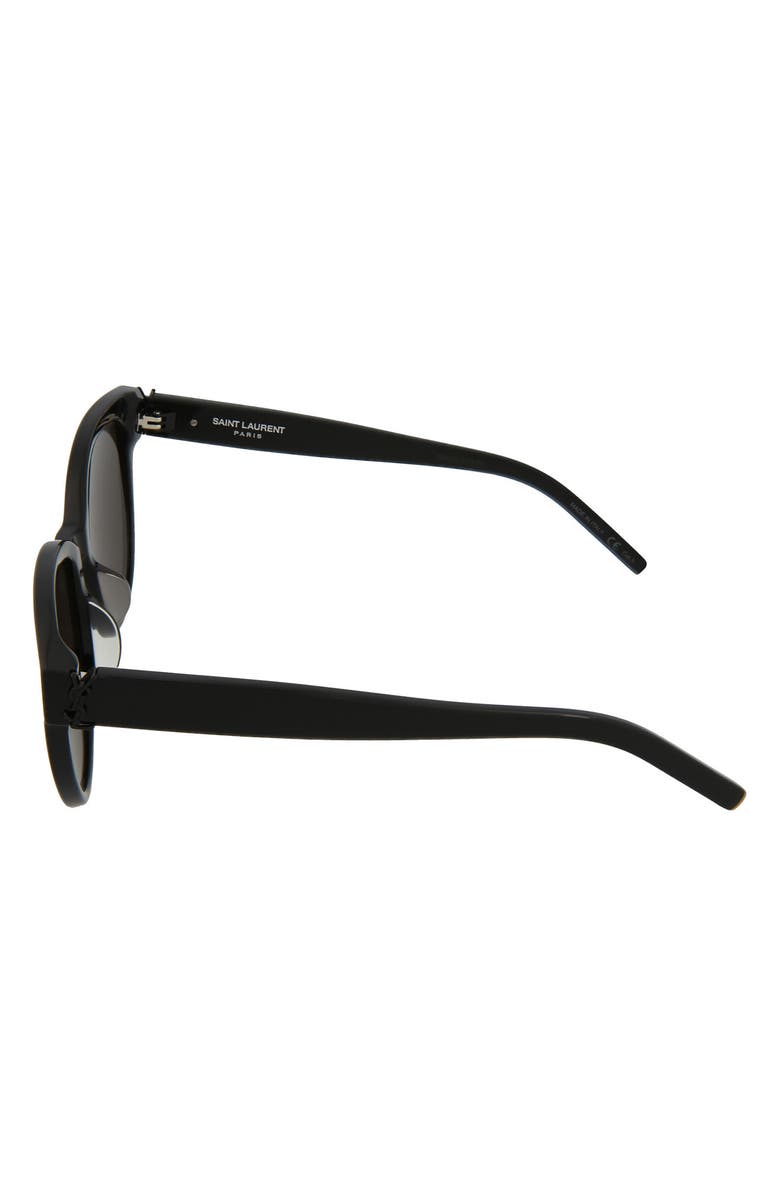 Saint Laurent 55mm Round Sunglasses, Alternate, color,