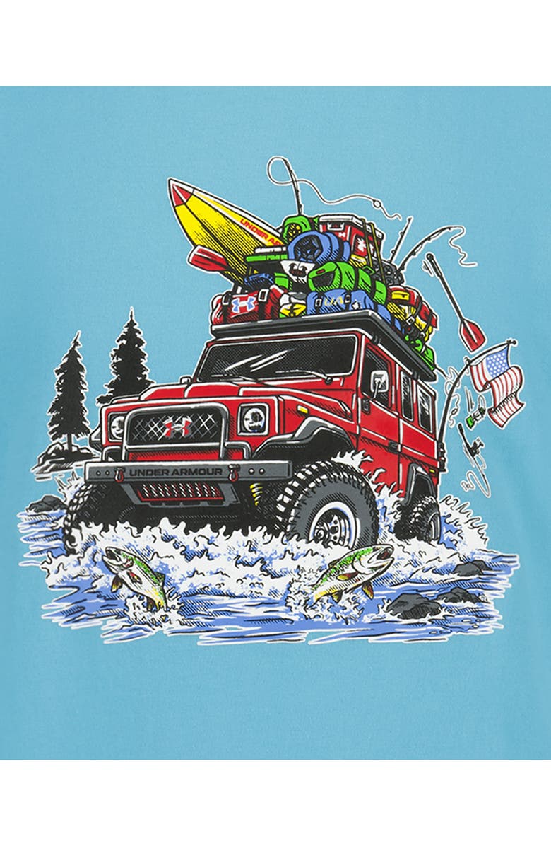 Under Armour Kids' River Run Graphic T-Shirt, Alternate, color, Fresco Blue