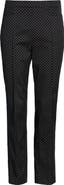 Akris punto Franca Mini Dot Stretch Cotton Pants
