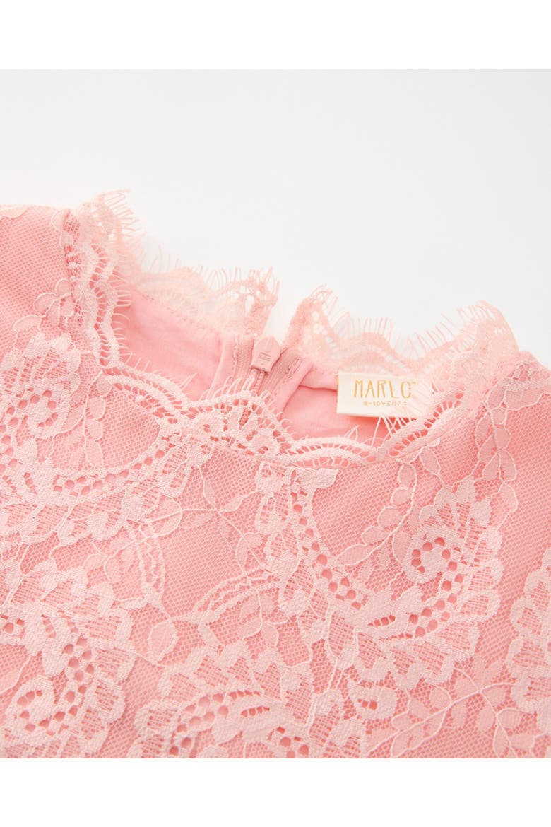 Peggy Lace Midi Dress, Alternate, color, Pink