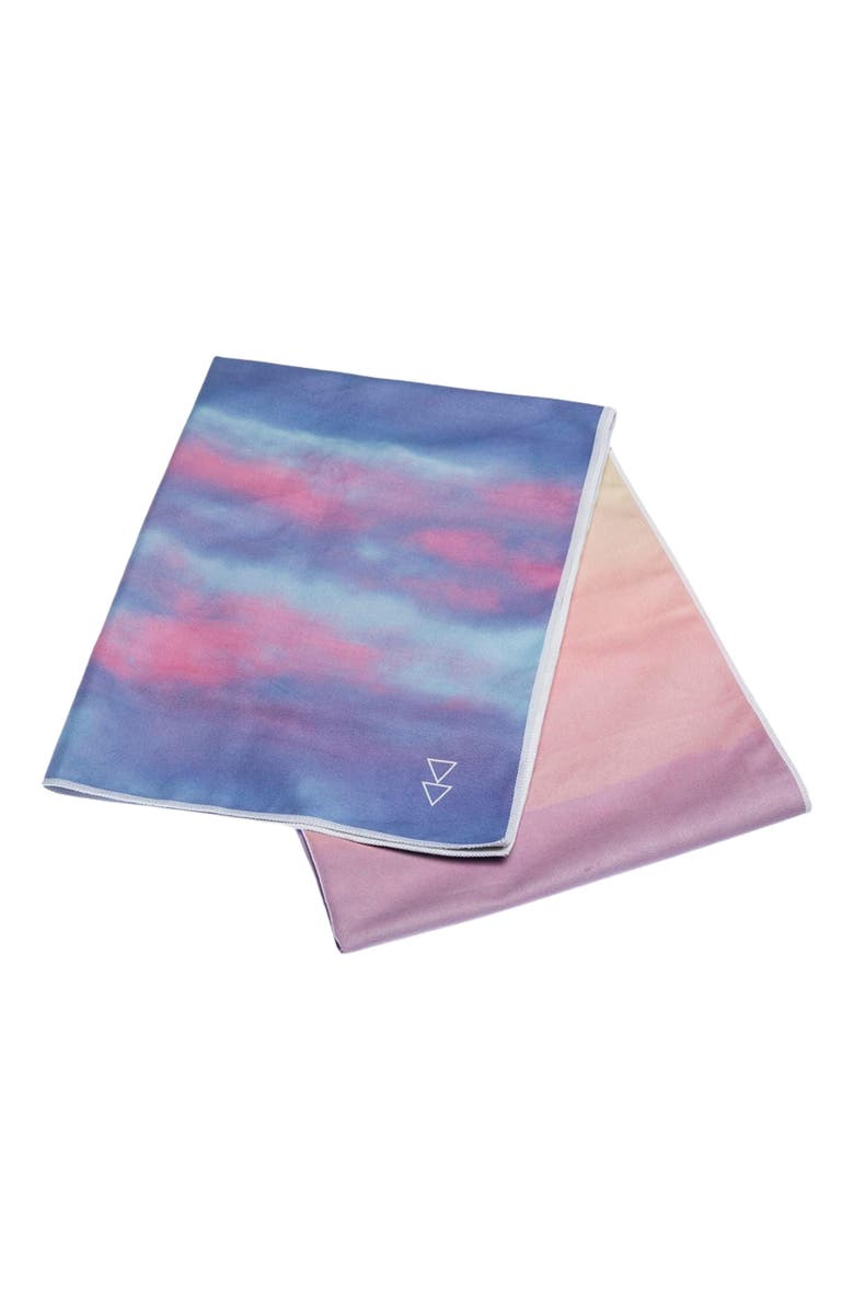 Yoga Design Lab Yoga Mat Towel, Alternate, color, Mandala Black