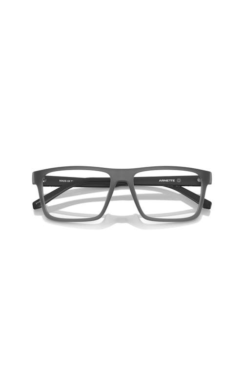 Arnette 55mm Square Optical Glasses In Gray