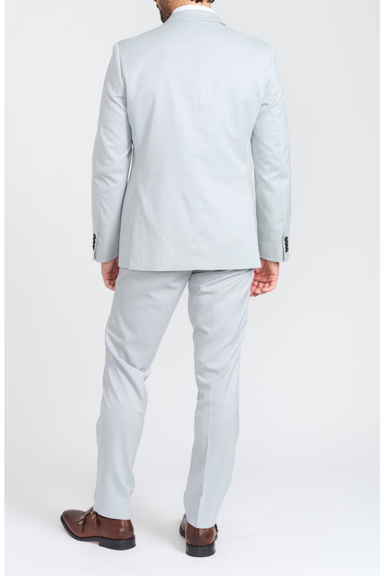 Tic Weave Suit, Alternate, color, BLUE