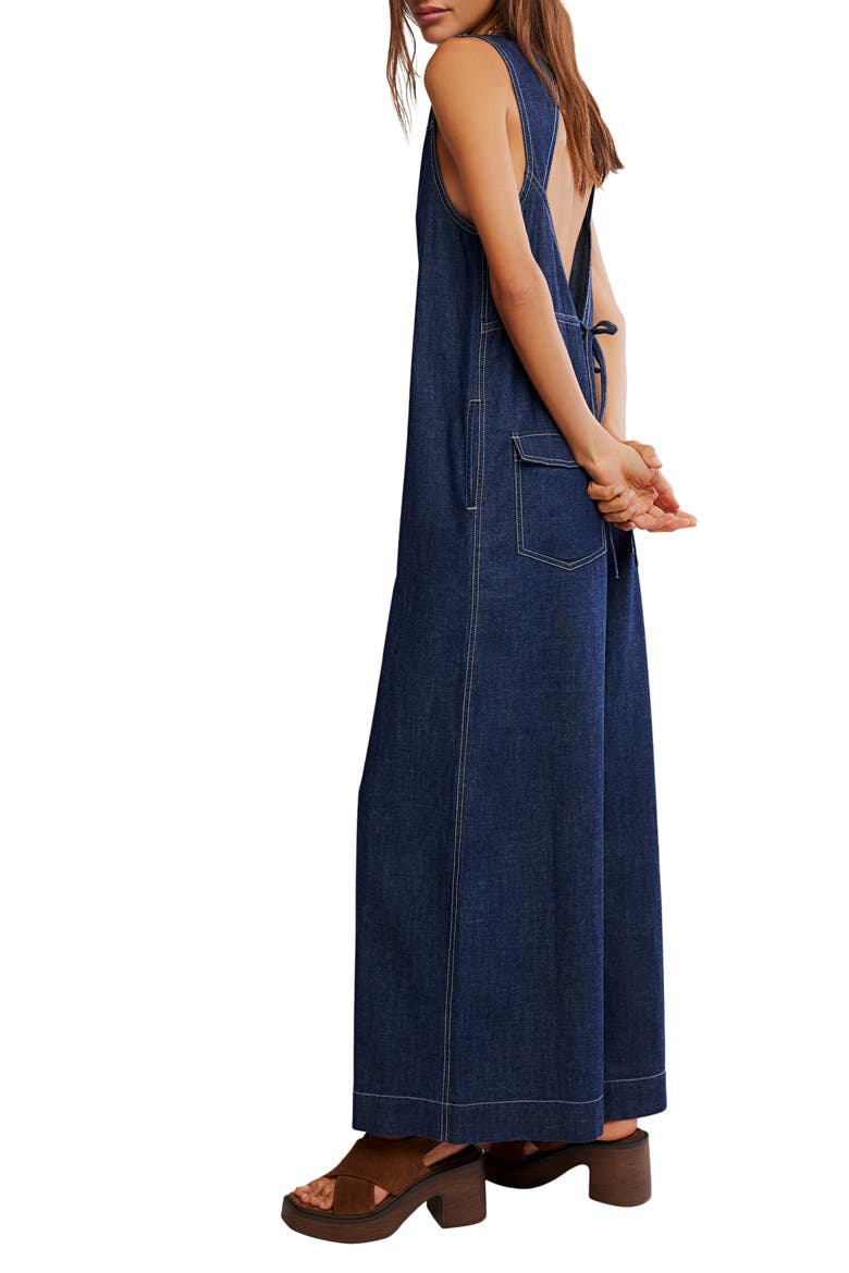 Do No Wrong Denim Jumpsuit, Alternate, color, CHEMISTY