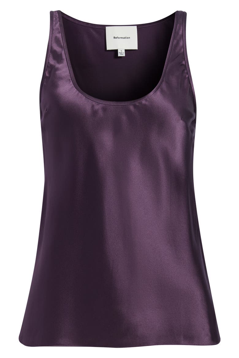 Veya Silk Tank, Main, color, CRUSHED VIOLET