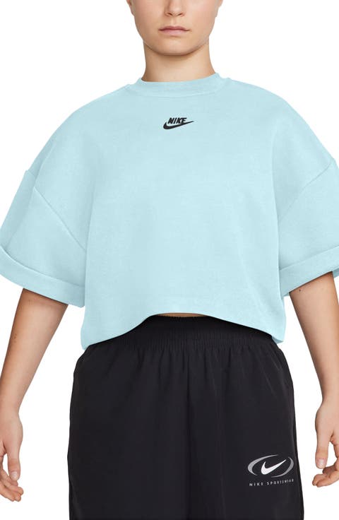 Sportswear Tech Fleece Oversize Crop T-Shirt