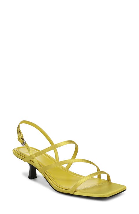 Tania Satin Slingback Sandal