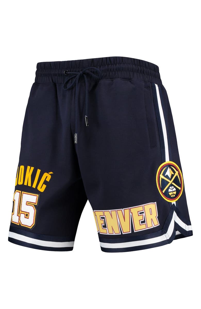 PRO STANDARD Men's Pro Standard Nikola Jokic Navy Denver Nuggets Team Player Shorts, Alternate, color, 
