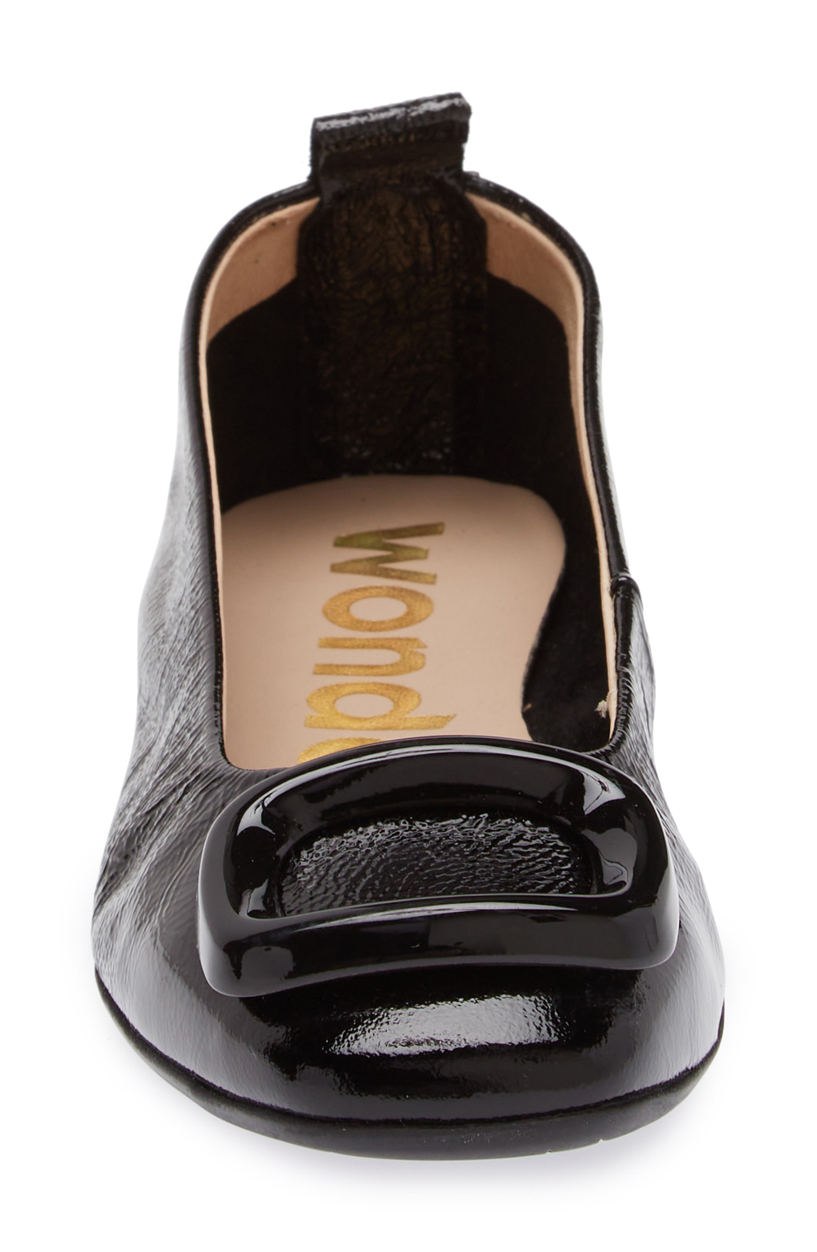 Wonders Ballet Flat, Alternate, color, Lack Black