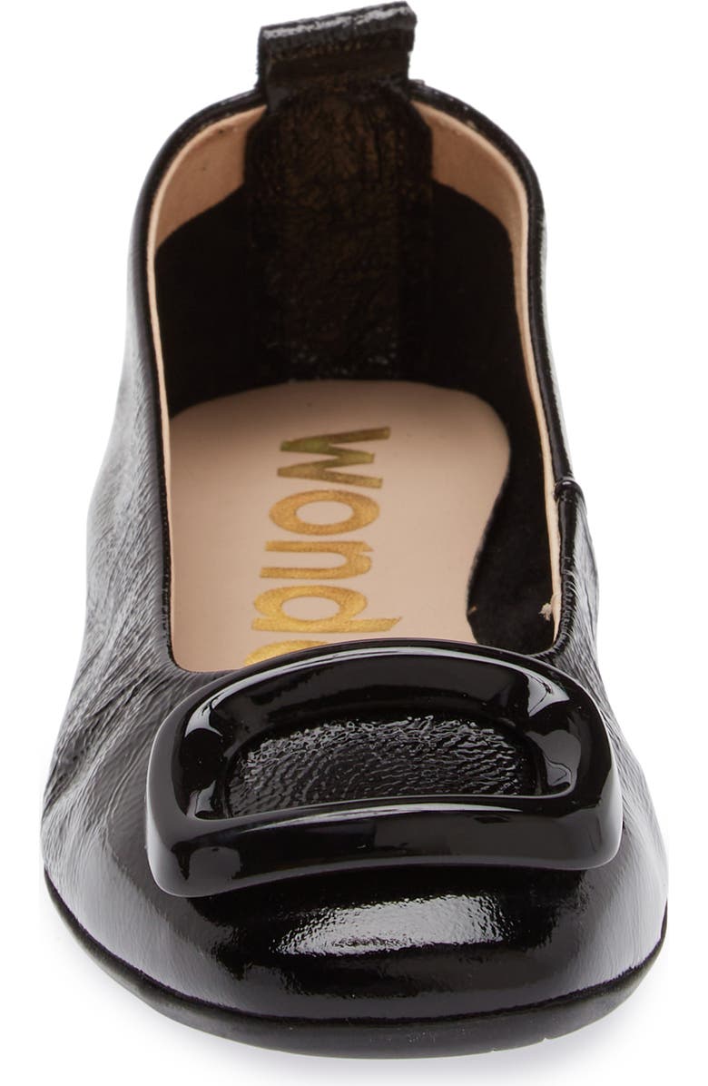 Wonders Ballet Flat, Alternate, color, Lack Black