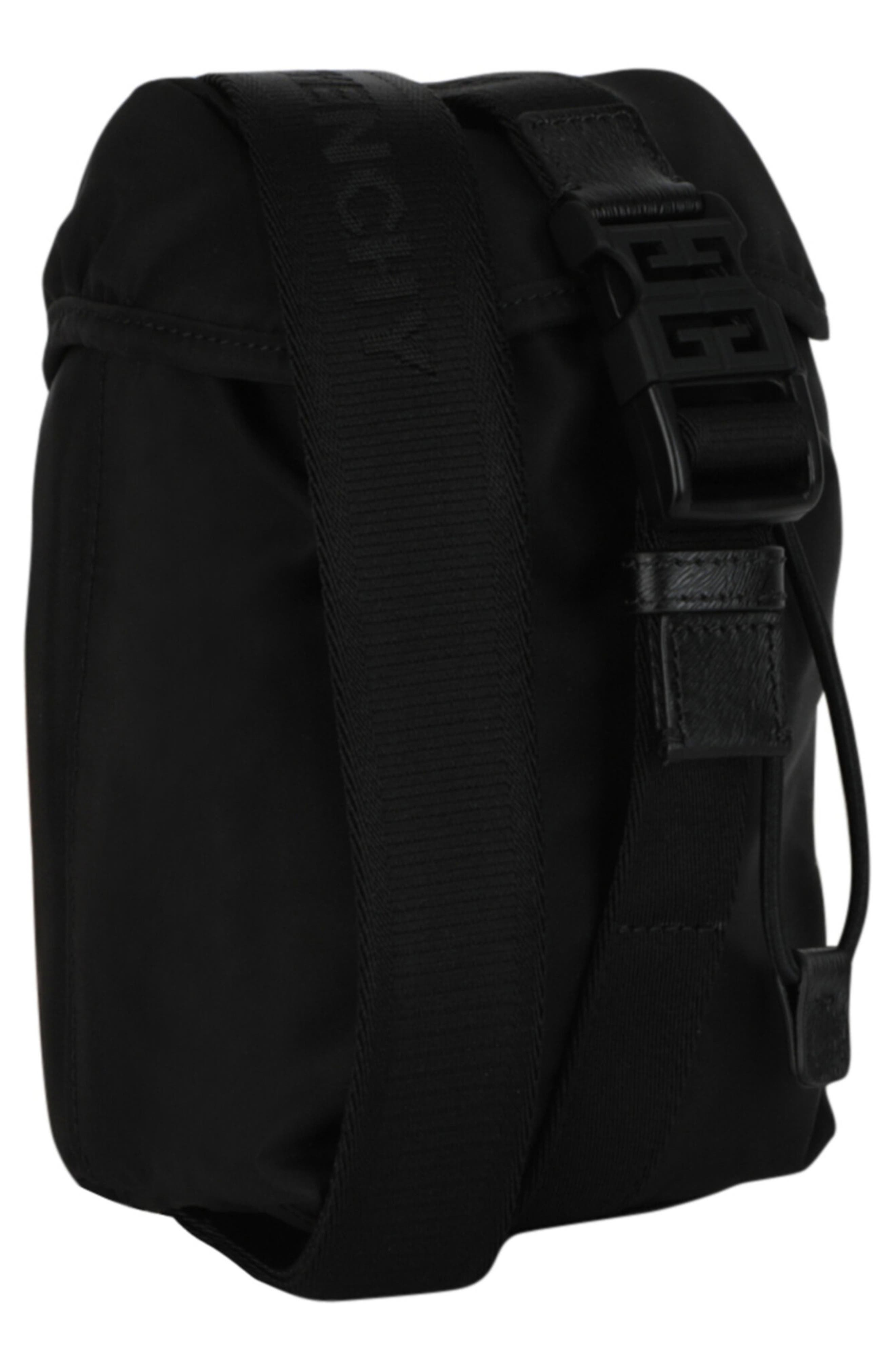 Givenchy Woven Crossbody Bag, Alternate, color, Black