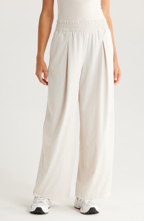 Zella Atlas Wide Leg Pants In White