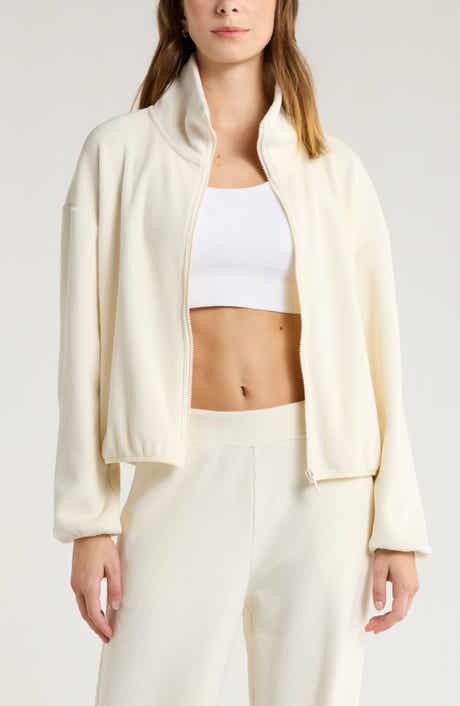 Zella Plush Rib Jacket