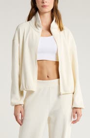 Zella Plush Rib Jacket