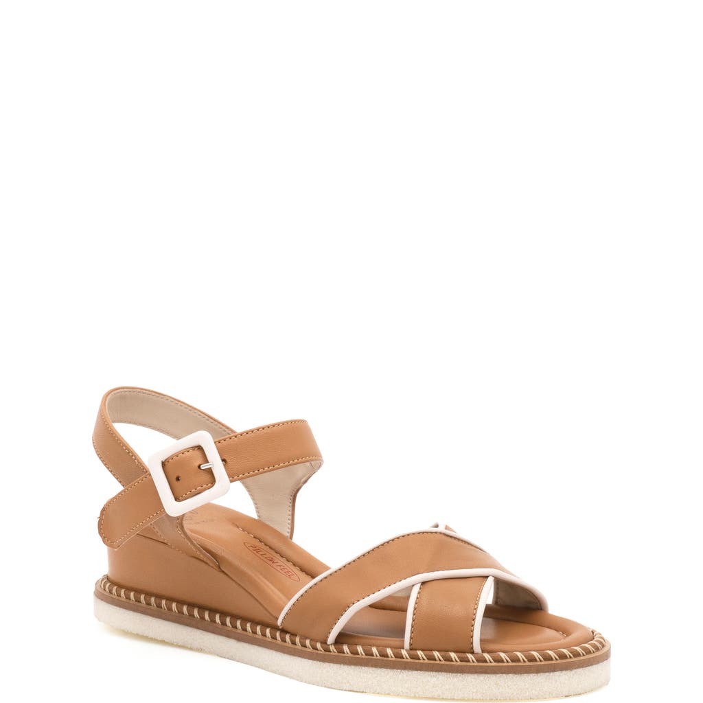 Amalfi By Rangoni Montecarlo Wedge Sandal In Carmello/milk Parma Combo