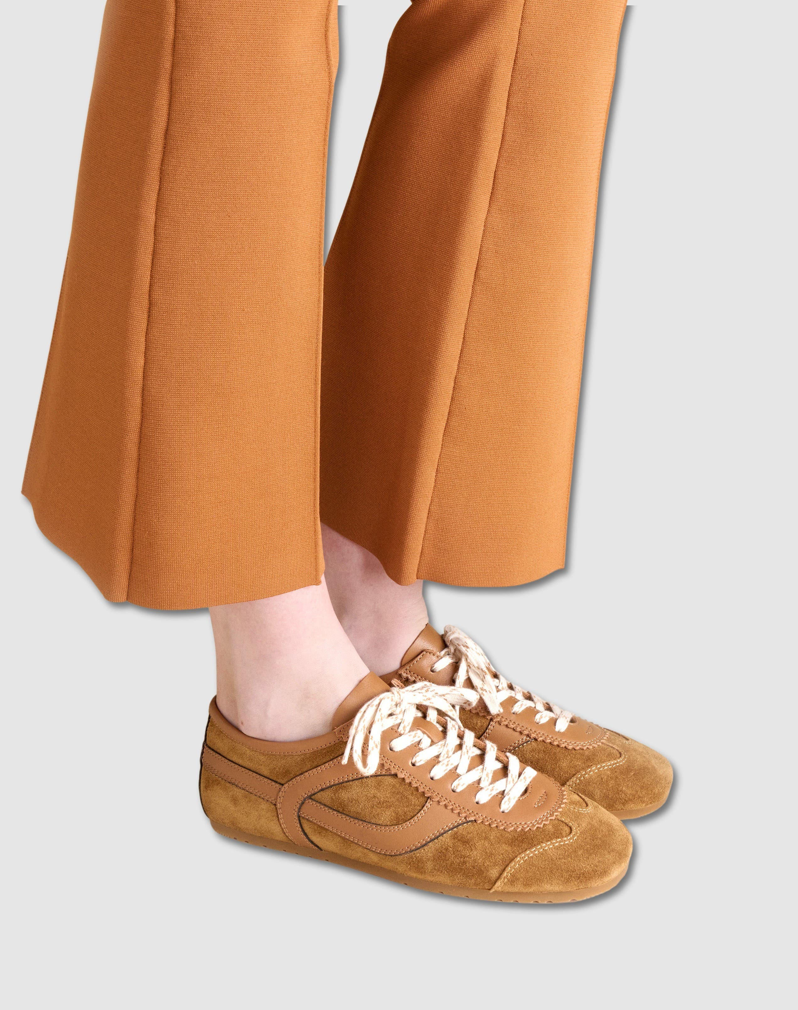 Paola Mesh Basket Sneakers, Alternate, color, BROWN