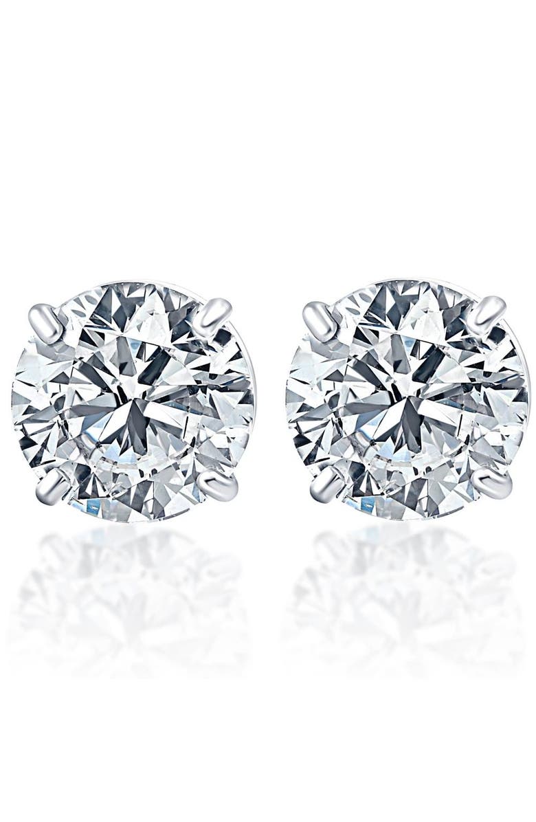 Bliss Diamond Certified 2.00Ct TW Natural Diamond Studs 14k Gold, Main, color,