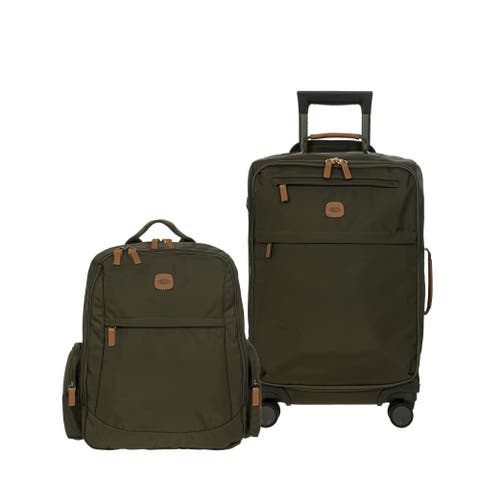2 Piece Set - X-Travel 21" Carry-On Spinner & Nomad Backpack