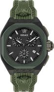 Versace V-Legend Chronograph Strap Watch, 44mm