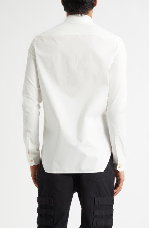 Rev Embroidered Button-Up Shirt