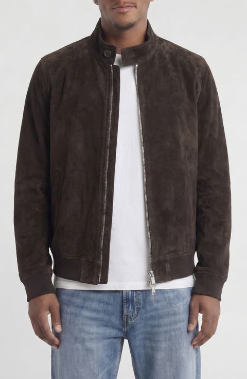 Genuine Suede Harrington Jacket